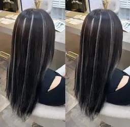 🩶🫧胸くらいの長さの方に🫧🩶最高級人毛100%シールエクステ40本