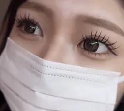 セクシー＆キュート🩷LCカールフラットラッシュ120本💖アイパック、コーティング付き　オフ➕550