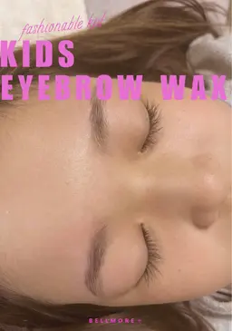 【KIDS】眉毛WAX脱毛　　子供脱毛　小学生まで