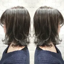 【脱白髪染め】白髪ぼかしハイライト&メンテナンスカット&クイック トリートメント¥15500