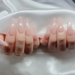 【人気No.1】 💙長さだし+ワンカラ/ラメグラデーション❣️新規オフあり