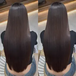 【最新髪質改善】🍎りんご幹細胞培養液トリートメント🍎🫧スチーム&ケアプロ付き🫧ストレート仕上げ