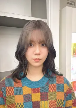 《デザインカラー🧑‍🎨》カット＋デザインカラー(ブリーチ込み)＋1stepトリートメント/ルーツカラー