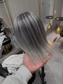 バレイヤージュ🤍(デザインカラーもこちらから)ケアブリーチ込み