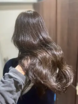 🟧カット+透明感イルミナカラー+ディープレイヤートリートメント