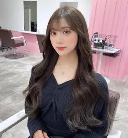 ✨韓国風小顔カット＋髪質改善カラー＋Aujuaトリートメント　¥15990