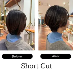 (水曜日以外)✨️くびれショートカット&髪質改善トリートメント✨️