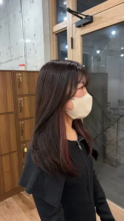 イヤリングカラー+Aujuaケアマスク