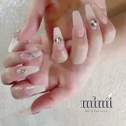 【チップ＆ワンカラー】10本長さ出し＆ワンカラーorラメグラ