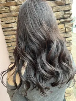 寒色系ワンカラー➕高濃度トリートメント✨