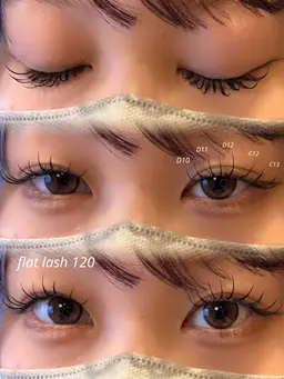 《✨ minimo限定価格✨》フラットラッシュ120本​〜​¥6500🍰