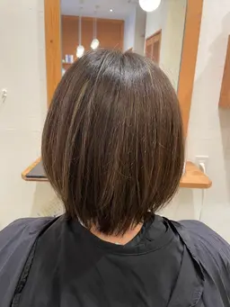 白髪ぼかしハイライト＋カット