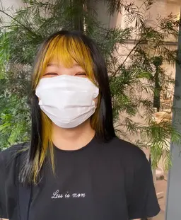 【🧚‍♀️インナーカラー】フェイスフレミング🙆‍♀️ブリーチ込み💥