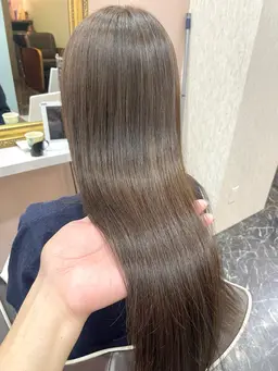 🤍カット+リタッチ縮毛矯正+リタッチカラー+3stepトリートメント🤍