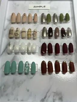 定額ネイル Simple
