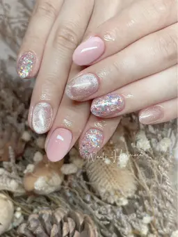 人気No.1【オフィスネイル＆シンプルコース】600種類以上のデザイン