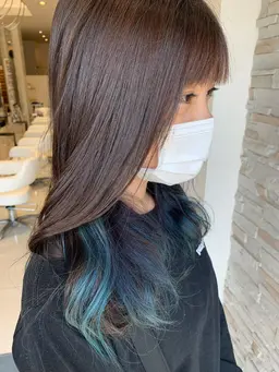 🌈大人気インナーカラー『ブリーチ込み』&髪質改善トリートメント🌈