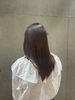 縮毛矯正(リタッチ)+トリートメント