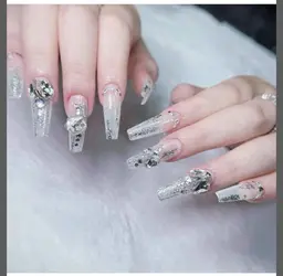 【ジェルロング／スーパーロングスカルプ】持ち込みデザイン¥ 13000->¥ 12000