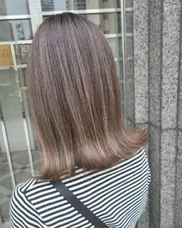 【ブリーチ付きカラーメニュー】カット＆ハイライト＆9ステップ髪質改善トリートメント