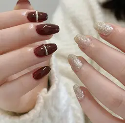 《自爪》人気NO1 マグネット　2色選択可🩷初回ソフトジェルオフ無料［オフ選択］