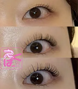 下がりまつ毛さん必見👀【新技術エクパーマ】⭐️ダメージを最小限に抑える技術🌟アイシャンプー付き!オフ+500