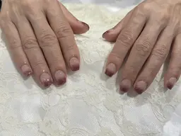 🎀大人気NO.3🎀💕ハンドネイル グラデーション(丁寧なケア付きです)💕 200色の中からお選びいただけます!