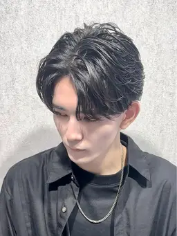 メンズカット+クレンジングシャンプー+スタイリング(#束感#王道カット✂️) 土日祝+500円