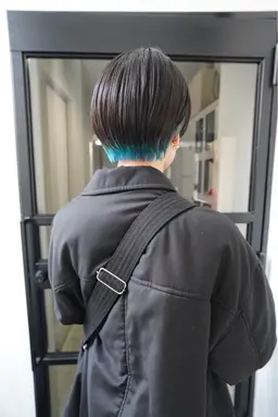 【🌟⋆꙳デザインカラーに挑戦してみたいあなたに✩.*˚✨✨★】似合わせカット+インナーカラー（ケアブリーチ込み）