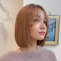 ボブカット🍒小顔フェイスバング《内部保湿トリートメント付き》カットモデル💇‍♀️ボブ