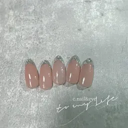 綺麗め王道【ガラスフレンチ✨】💅