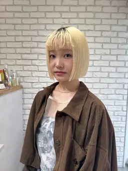 カット+ダブルカラー(ブリーチ)+Aujuatr