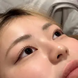 先着5名様❣️まつ毛パーマモデル🎀ツヤツヤのコーティング仕上げ💫多数のロッドからお選びいただけます✨説明確認必須⚠️