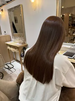 透明感カラー+髪質改善トリートメント  ※シャンプーブロー代込み