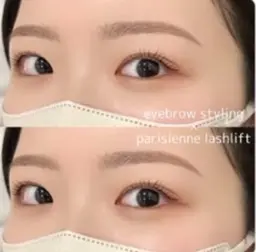 アイブロウスタイリング＋ラッシュリフト(パリジェンヌに変更+500円) 【13,200円→4,900円】