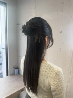 ミニモ限定！！ヘアセット👧🏻💞(巻きおろし、アップスタイル、あみ下ろしなど)