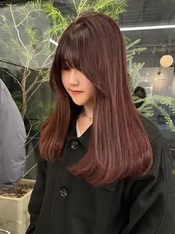 🤍暖色カラー＋2ステップトリートメント🤍