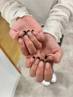 フレンチ　オフなし　ベースクリアのみ