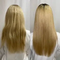 【ブリーチ毛専用縮毛矯正⭐️】カット＋プレミアム酸性ストレート&髪質改善トリートメント【1日1名様限定】