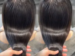 【🤍ミニモ限定🩵】カット + 極艶髪質改善ストレート + 高保湿2stepTR 超音波アイロン付き🪞🌈