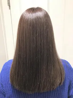 サラサラ艶髪で毎日のスタイリングを楽チンに🌈😊縮毛矯正＋似合わせカット＋前処理補修トリートメント