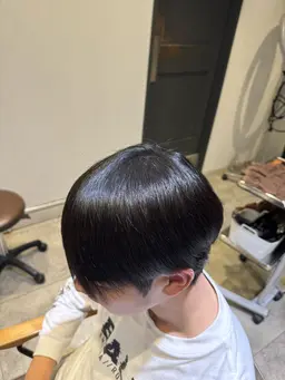 メンズカット＋ストレート