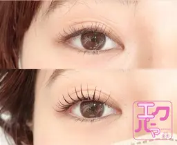 【最新技術💖】エクパーマ✨両目100本👀期間限定★パーマだけだと物足りない方🧡エクステをもっとパッチリしたい方💙