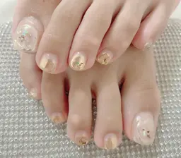 【フット】ワンカラー🌟ジェルオフ無料🫶 当日メニュー変更不可