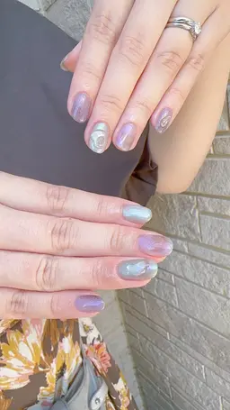 【シンプル•定額】【ソフトジェルオフ初回無料】ぷっくりネイル