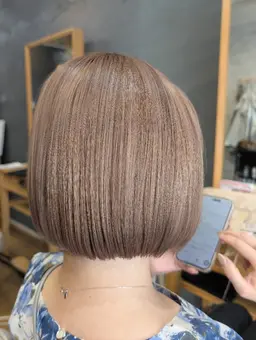 【ダメージを最小限に】カット+ダブルカラー+うる艶トリートメント