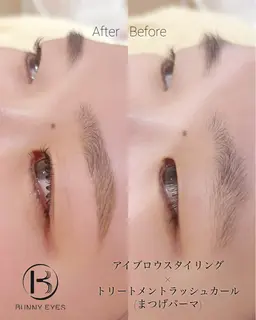 アイブロウスタイリング×まつげパーマ