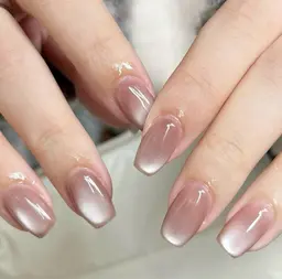 ネイル🩵★【オフなし】マグネットネイル甘皮丁寧ケア込み（土日祝＋500円）