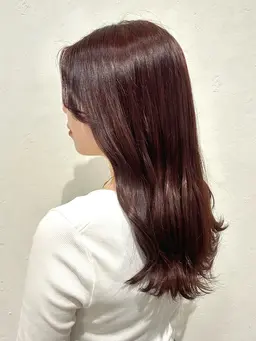 【🍒大人気メニュー🍒】ブリーチなしダブルカラー ＋前髪カット