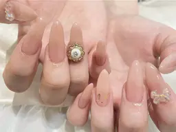 ⭐️【オフなし】10本長さ出し込みシンプルネイル